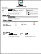TISEZA Registration form (Extension)